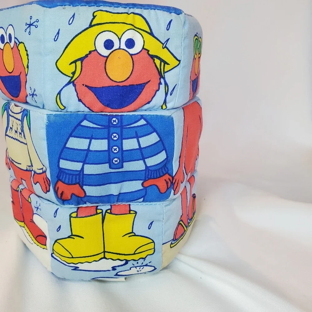VTG Elmo‎ Sesame Street Baby Steps Visual Labeling Shape Shifting Tactile Toy